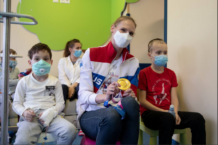 Светлана Ромашина посетила Российскую детскую онкологическую больницу