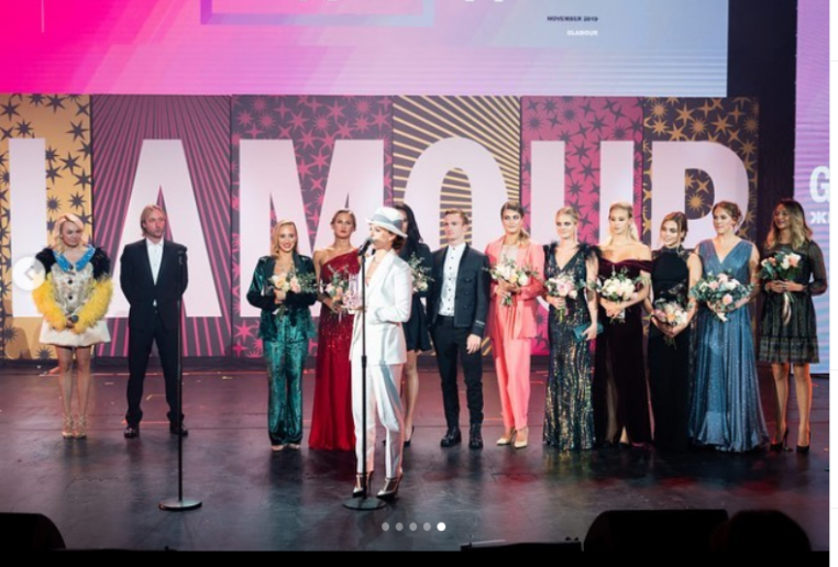 Сборная России по синхронному плаванию лучшая в номинации "Команда года" по версии журнала "Glamour"